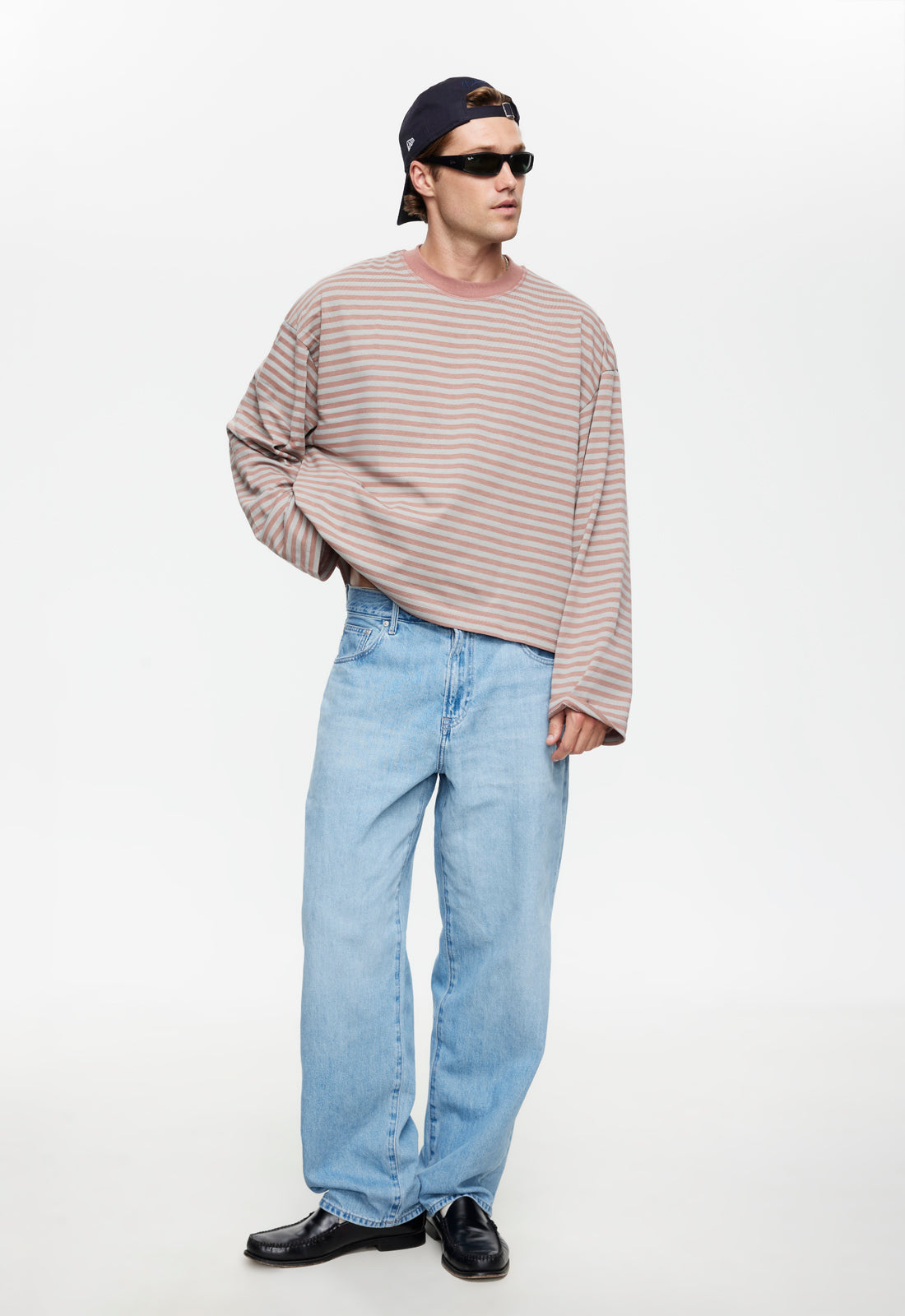Lioness Fashion Quality Bloom Long Sleeve - Muted Pastels Stripe