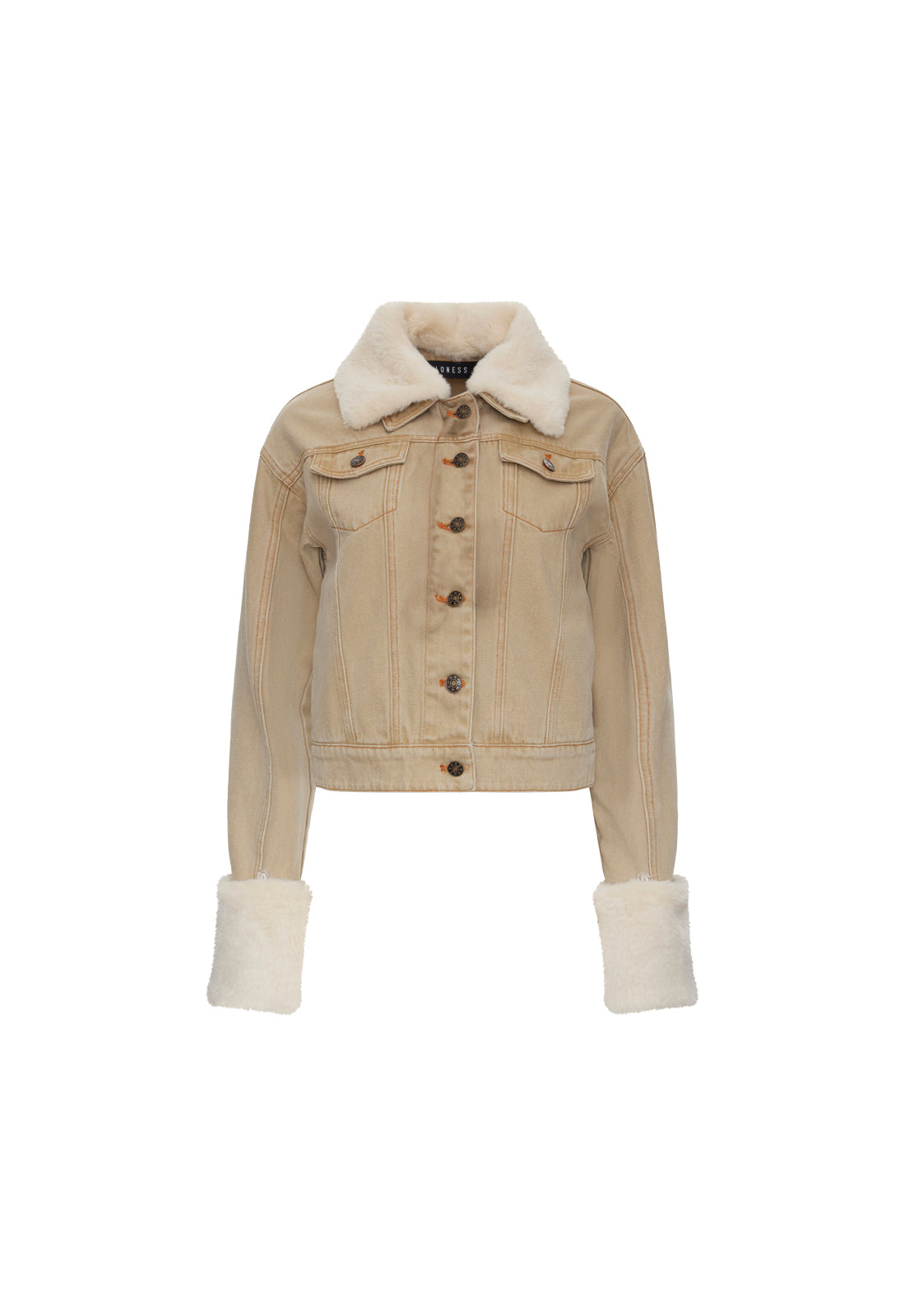 Lioness Fashion Popular APRES DENIM JACKET - STONE