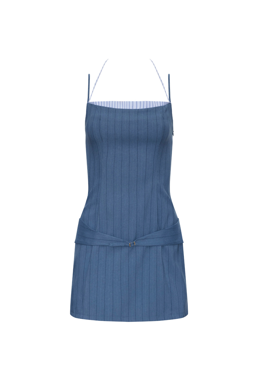 Lioness Fashion Sale GLACÉ MINI DRESS - NAVY STRIPE