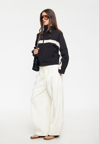 Lioness Fashion Popular Essential Windbreaker - Noir