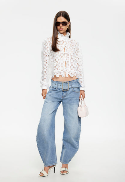 Lioness Fashion Sale Overtime Blouse - Porcelain