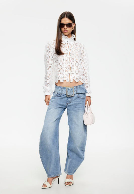 Lioness Fashion Sale Overtime Blouse - Porcelain