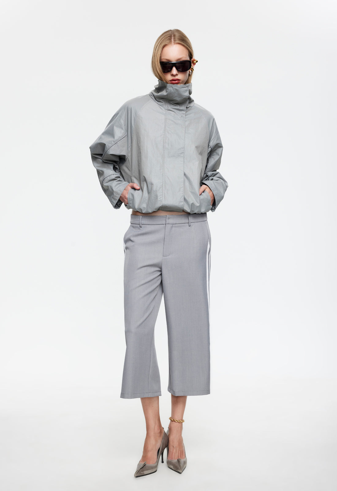 Lioness Fashion Popular SHORELINE WINDBREAKER - SILVER