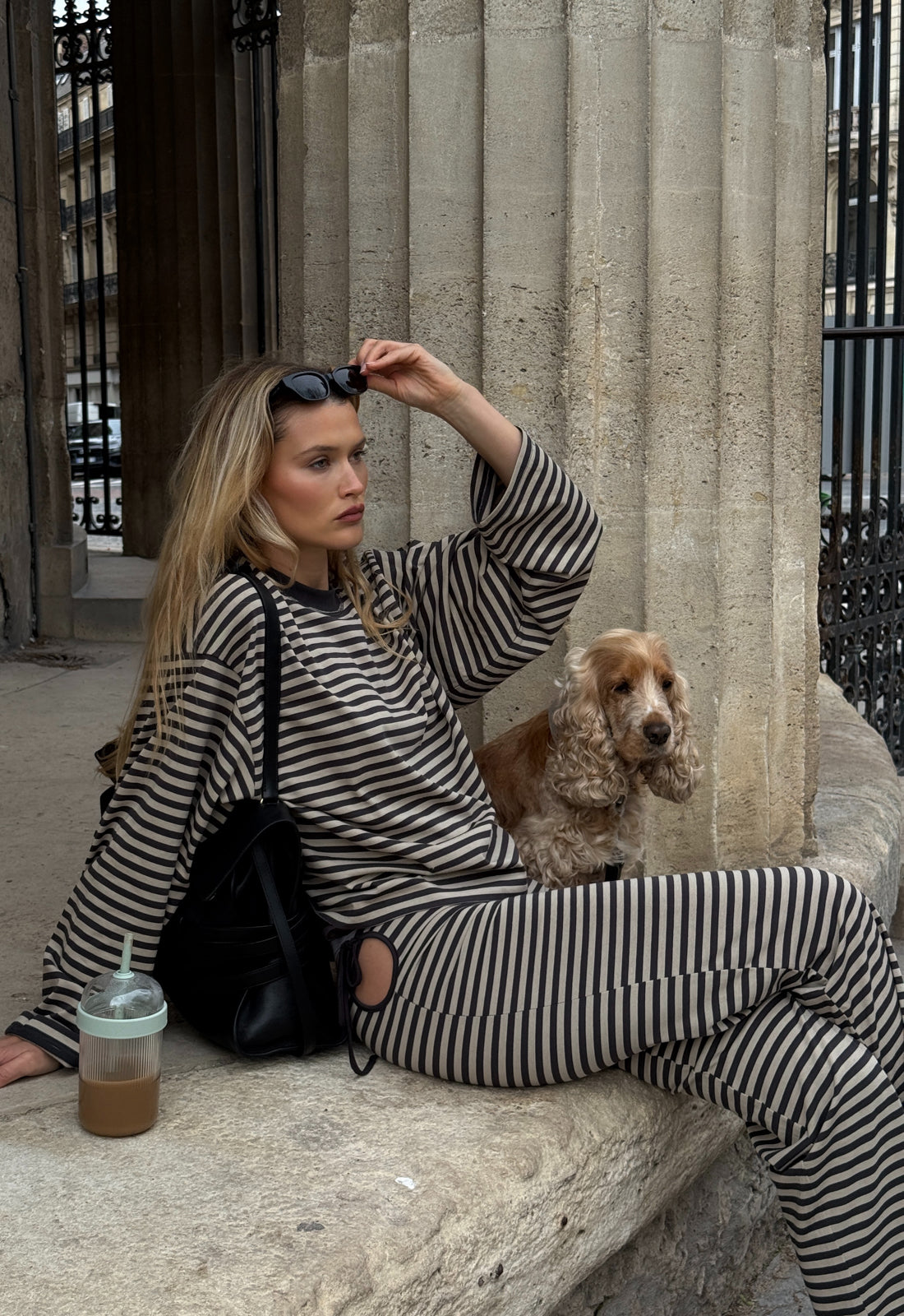 Lioness Fashion Exclusive Bloom Long Sleeve - Slate Stripe
