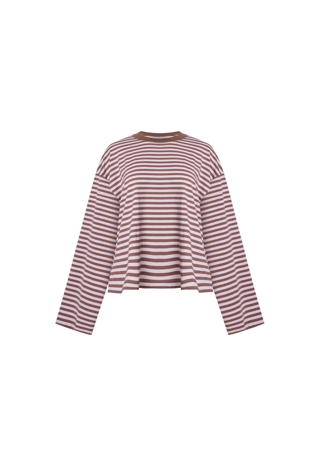 Lioness Fashion Smart Buy BLOOM LONG SLEEVE - CHOCOLATE BLUSH STRIPE