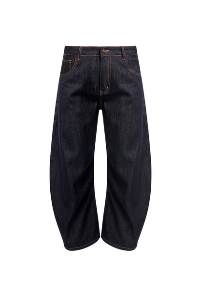 Lioness Fashion Discount Horseshoe Cropped Jean - Indigo
