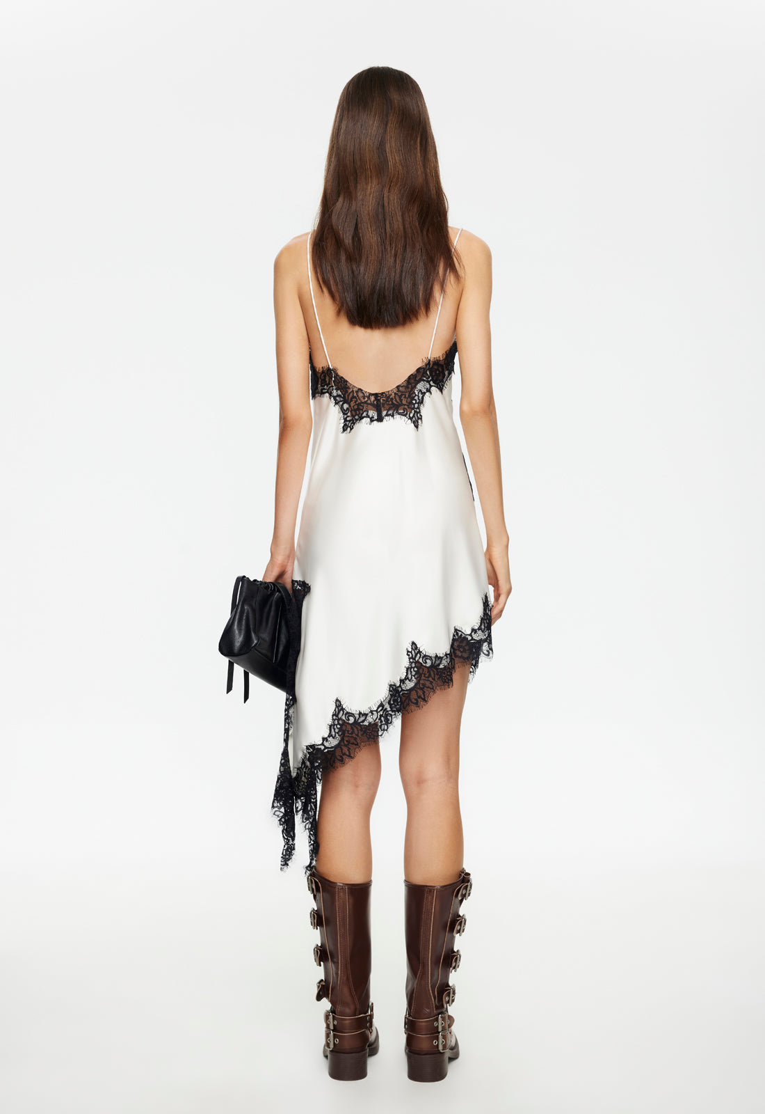 Lioness Fashion Signature EMERGING MIDI DRESS - PORCELAIN