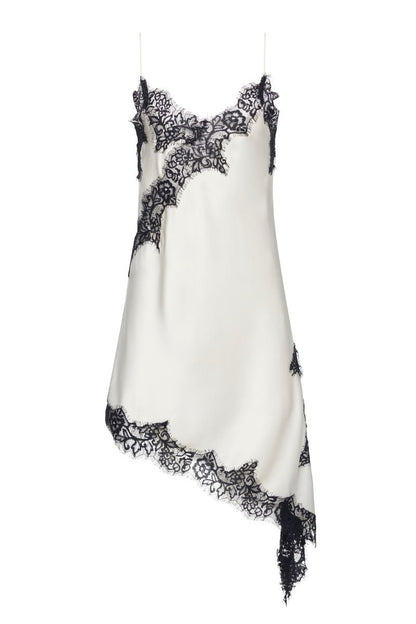 Lioness Fashion Signature EMERGING MIDI DRESS - PORCELAIN