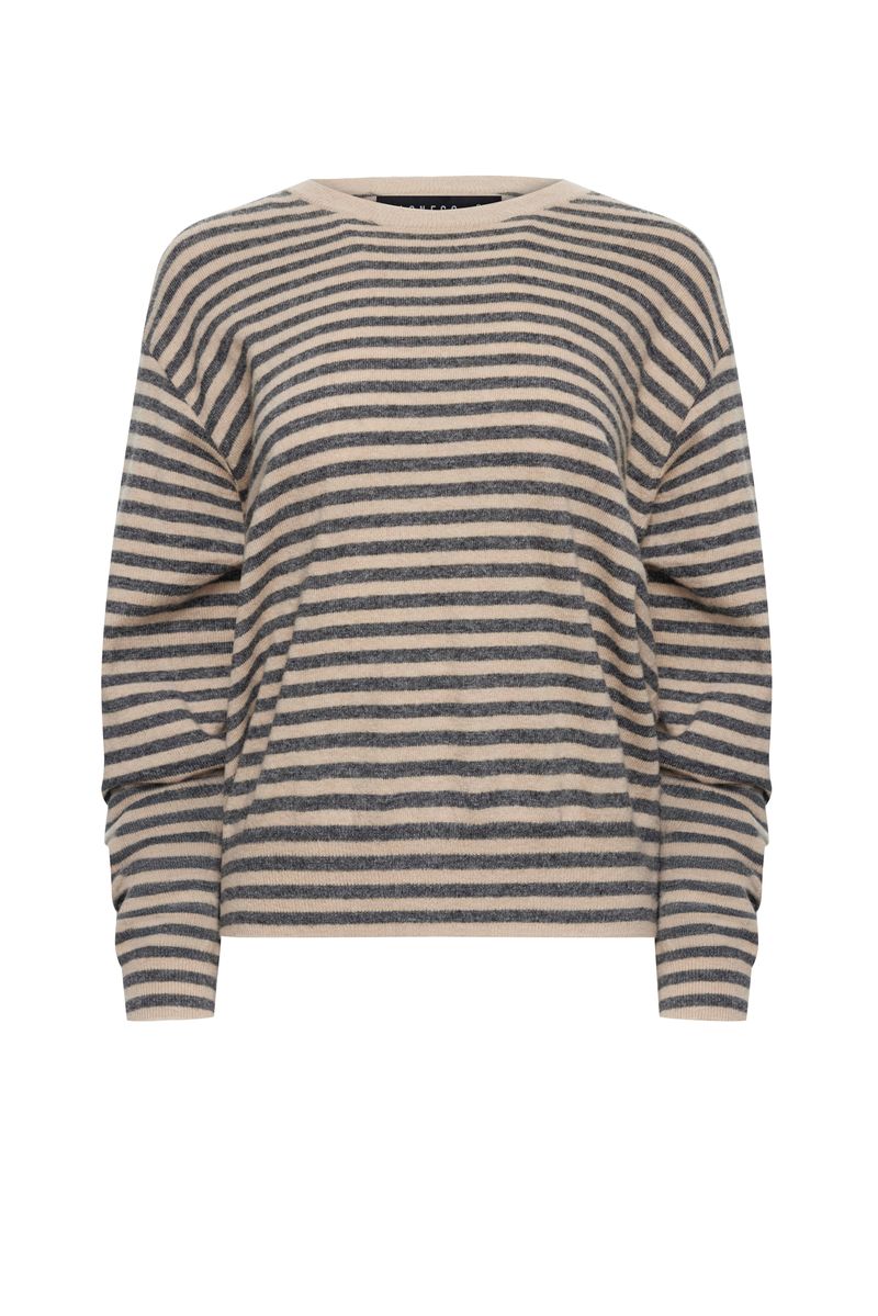 Lioness Fashion Smart Buy OLSEN KNIT - SLATE STRIPE
