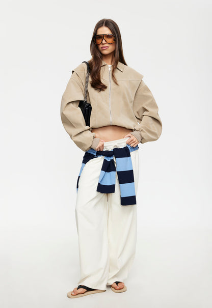 Lioness Fashion Premium VISTA BOMBER - LATTE