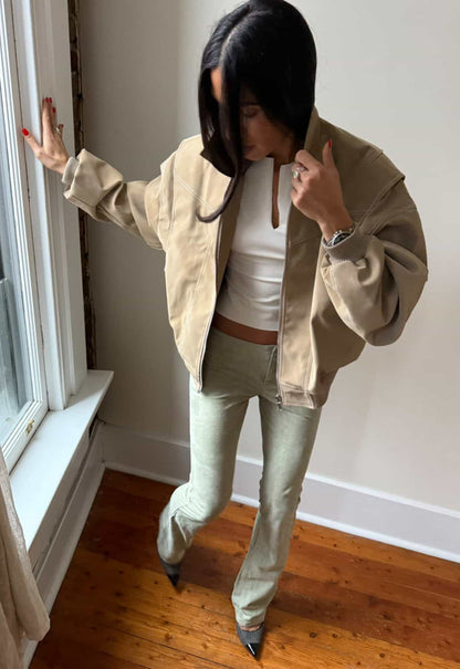 Lioness Fashion Premium VISTA BOMBER - LATTE