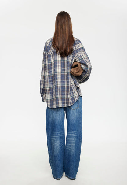Lioness Fashion Discount CLARITY SHIRT - ASH PLAID