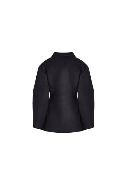 Lioness Fashion Latest HEART SHAPED COAT - ONYX