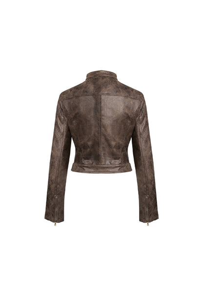 Lioness Fashion Best Seller BELLA MOTO JACKET - CHOCOLATE