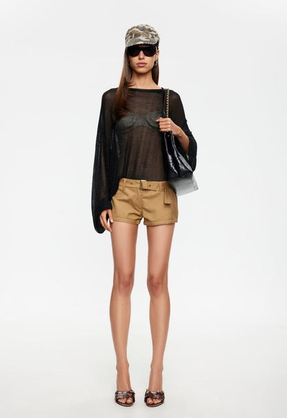 Lioness Fashion Popular Bloom Long Sleeve - Noir