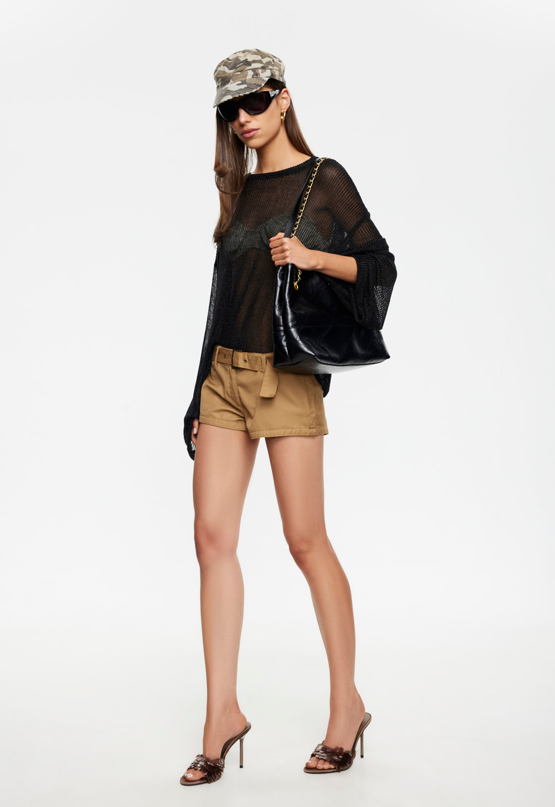 Lioness Fashion Popular Bloom Long Sleeve - Noir