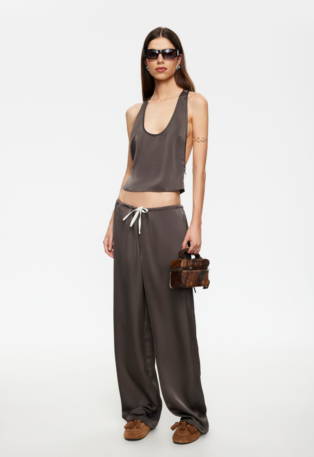 Lioness Fashion Top Pick Bare Cami - Mocca