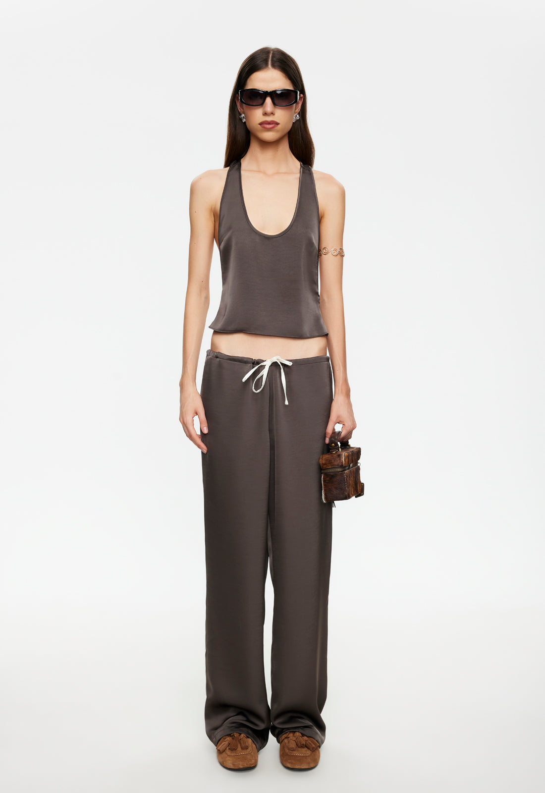Lioness Fashion Top Pick Bare Cami - Mocca
