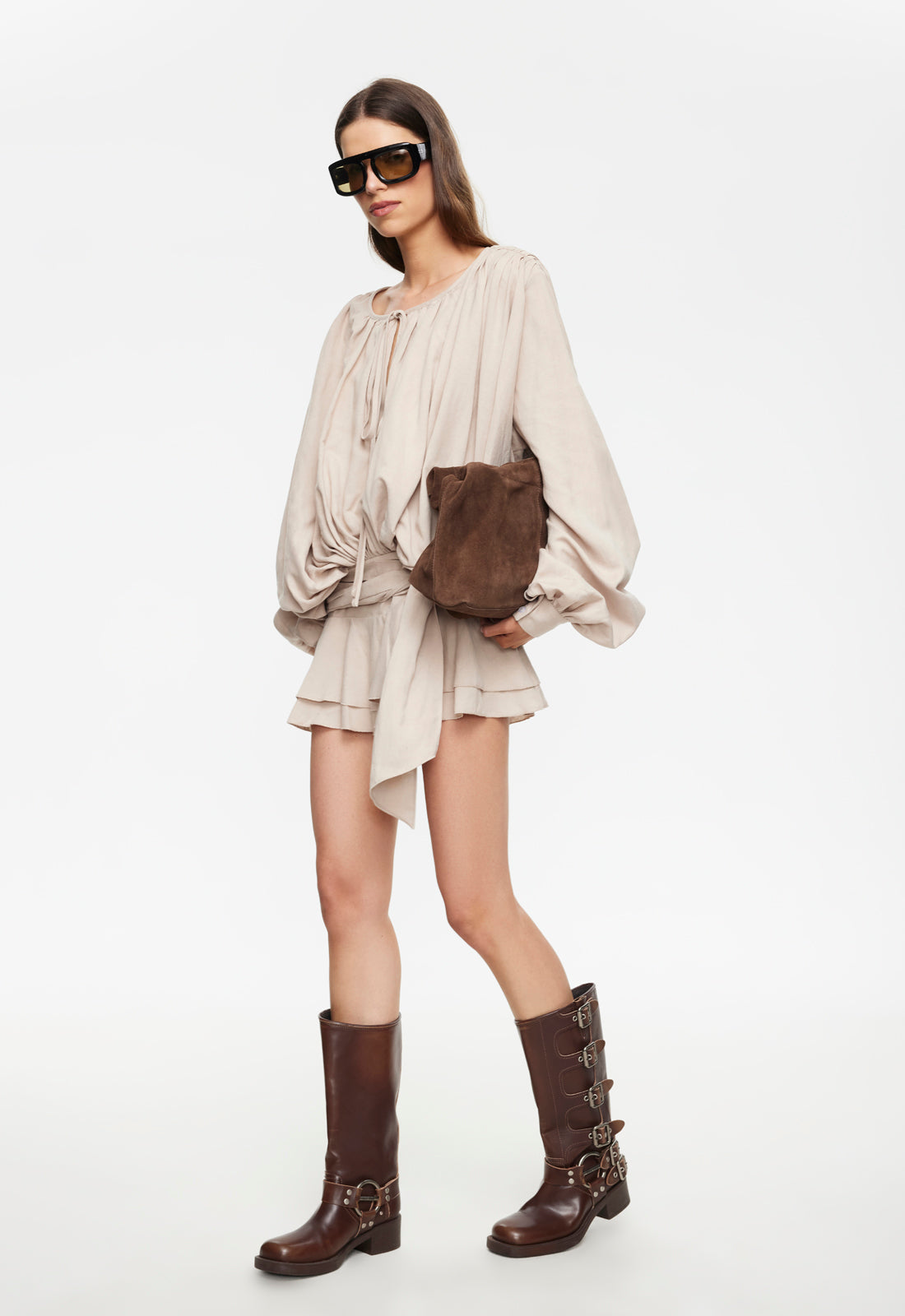 Lioness Fashion Trusted Elements Mini Dress - Beige