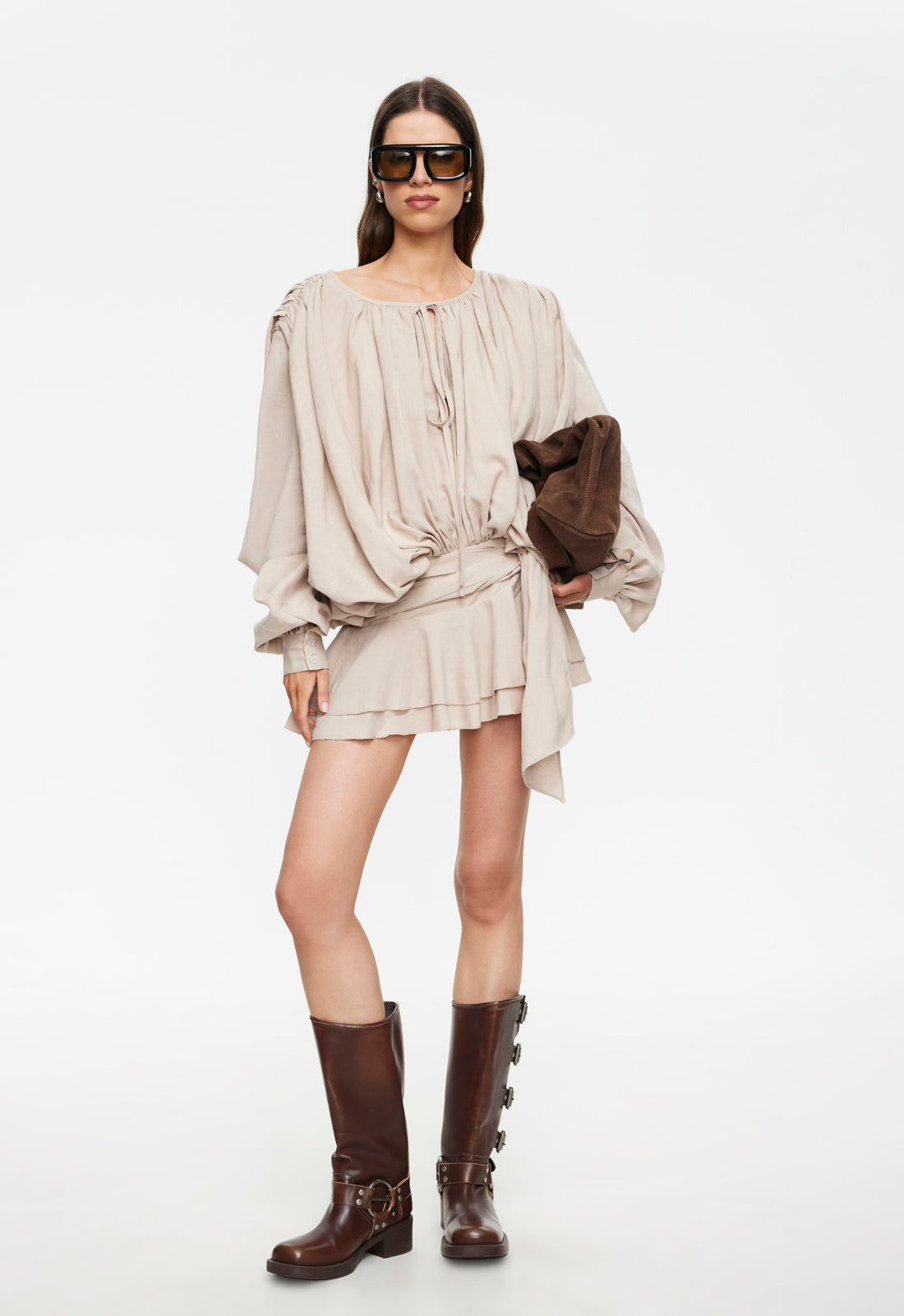 Lioness Fashion Trusted Elements Mini Dress - Beige