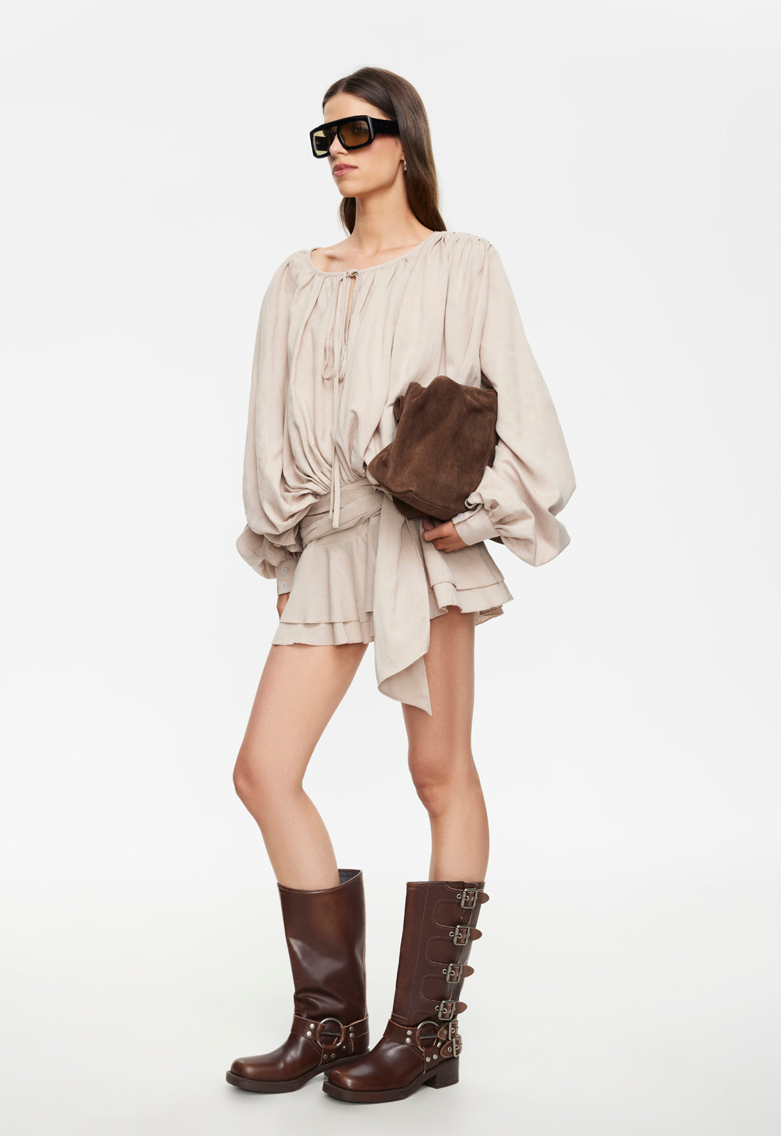 Lioness Fashion Trusted Elements Mini Dress - Beige