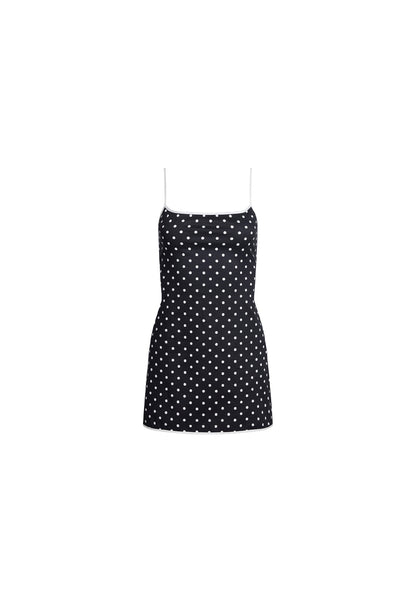 Lioness Fashion Recommended VOYAGE MINI DRESS - NOIR POLKA