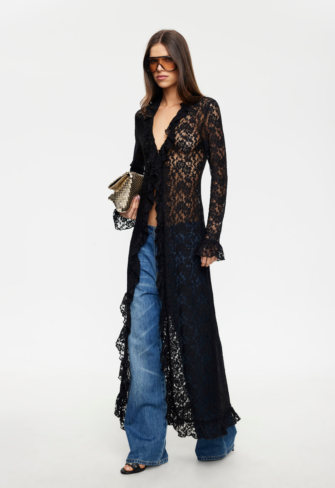 Lioness Fashion Latest Long Nights Maxi Dress - Noir