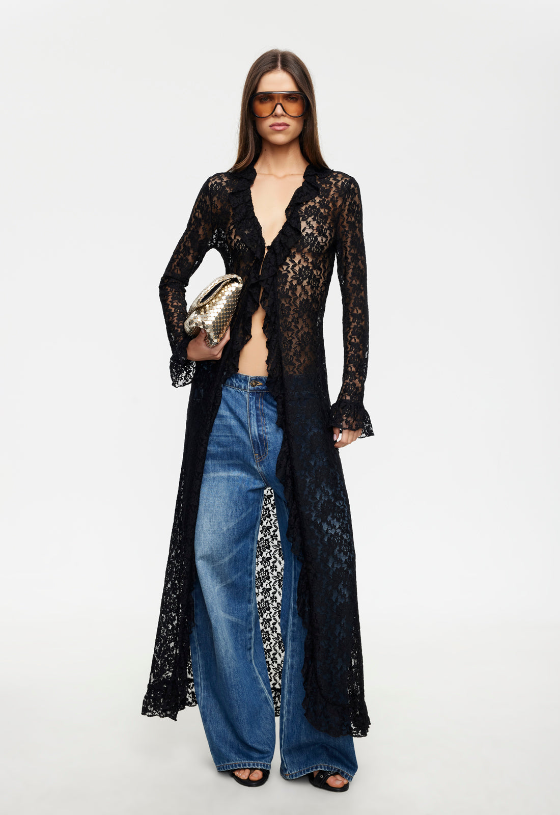 Lioness Fashion Latest Long Nights Maxi Dress - Noir