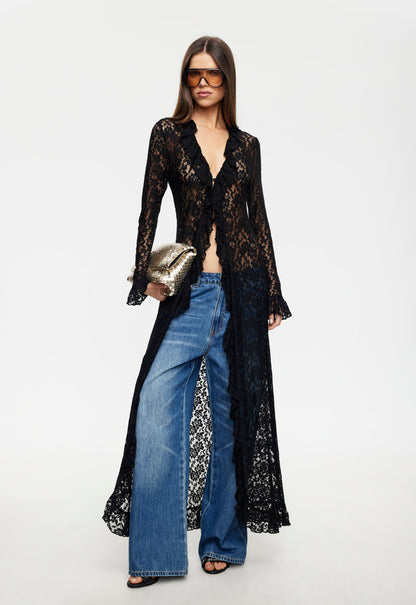 Lioness Fashion Latest Long Nights Maxi Dress - Noir
