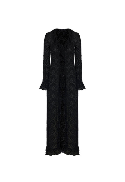 Lioness Fashion Latest Long Nights Maxi Dress - Noir