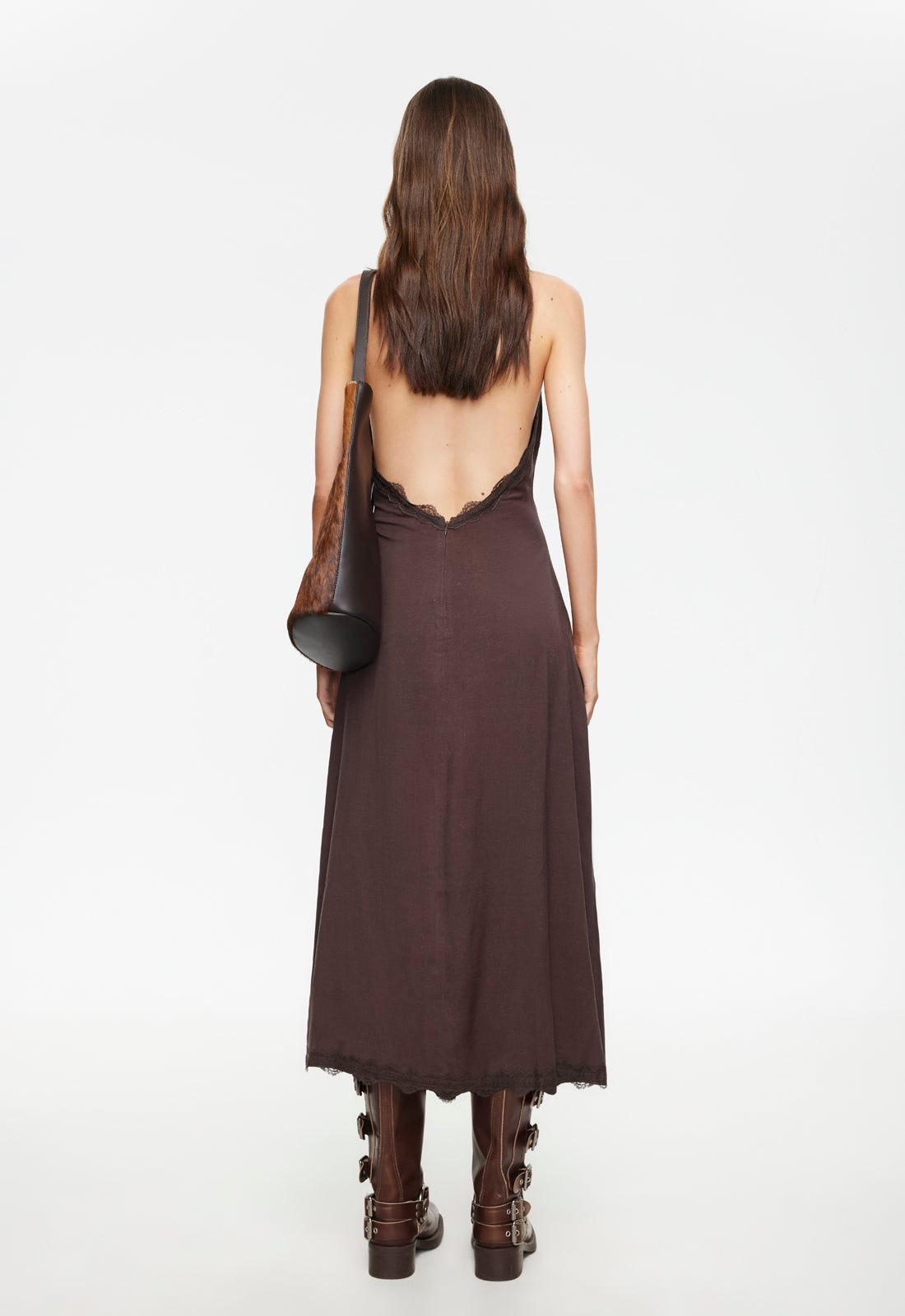 Lioness Fashion Quality Stars Align Midi Dress - Brown