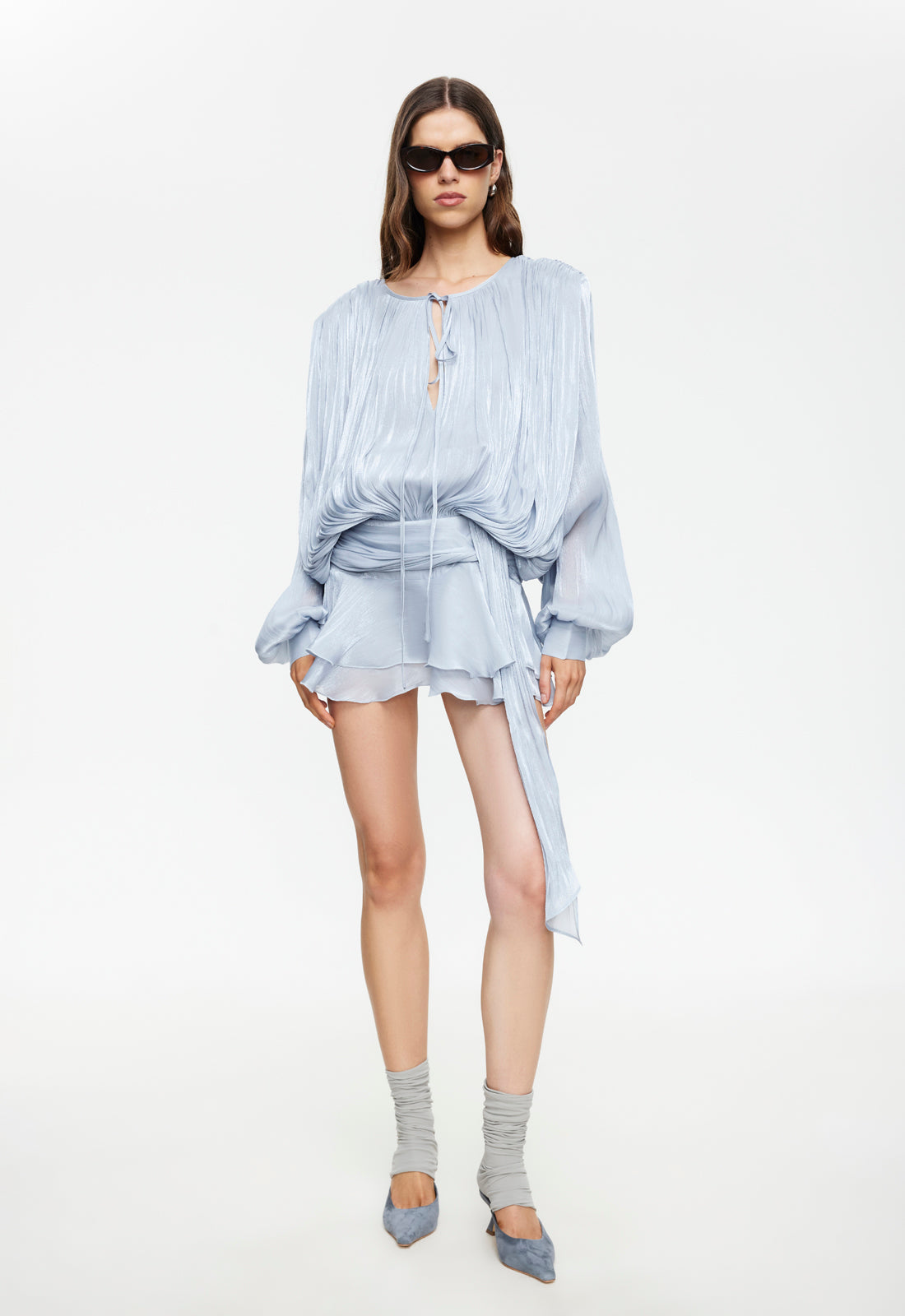 Lioness Fashion Everyday Elements Mini Dress - Baby Blue