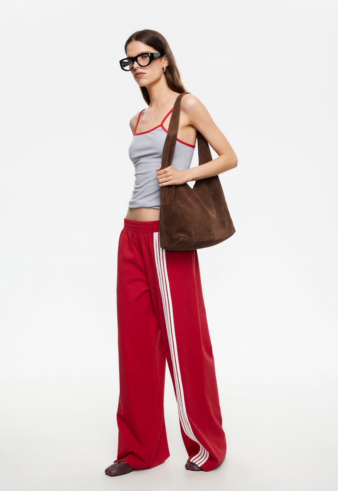 Lioness Fashion Best Seller Red Eye Track Pant - Crimson