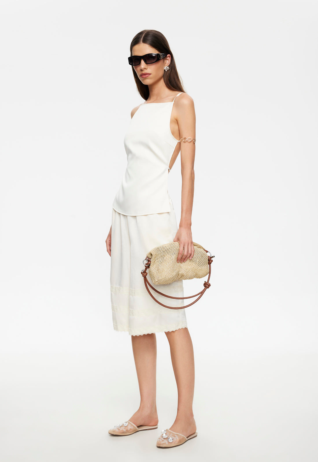 Lioness Fashion Exclusive Paloma Jort - Porcelain