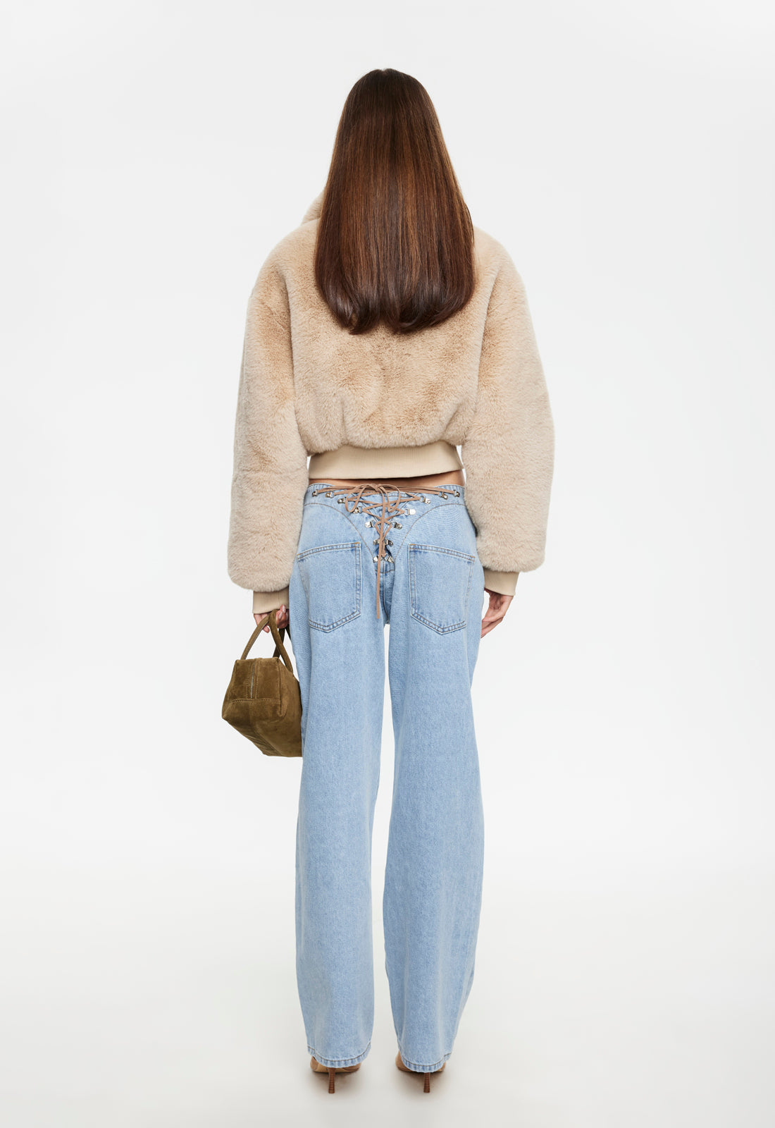 Lioness Fashion Everyday Drita Faux Fur - Sand