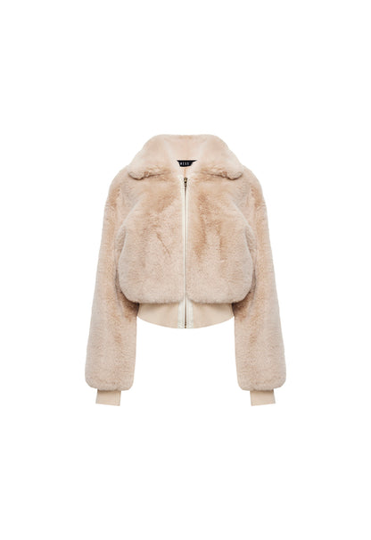 Lioness Fashion Everyday Drita Faux Fur - Sand