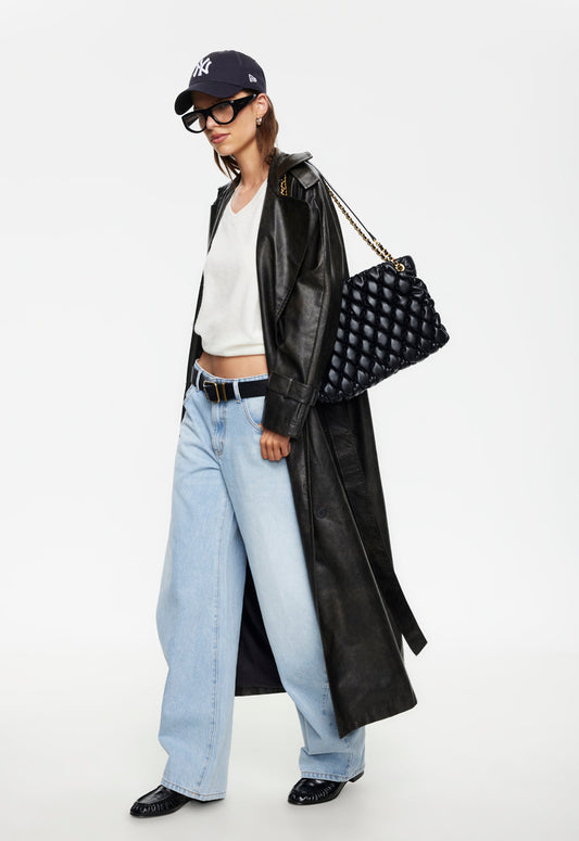 Lioness Fashion Deals Off Duty Coat - Washed Onyx