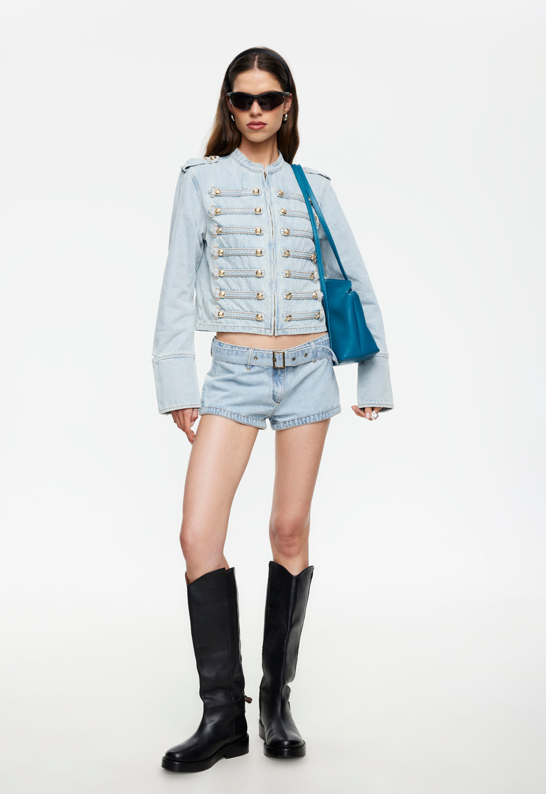 Lioness Fashion Sale Afterglow Mini Short - Light Denim