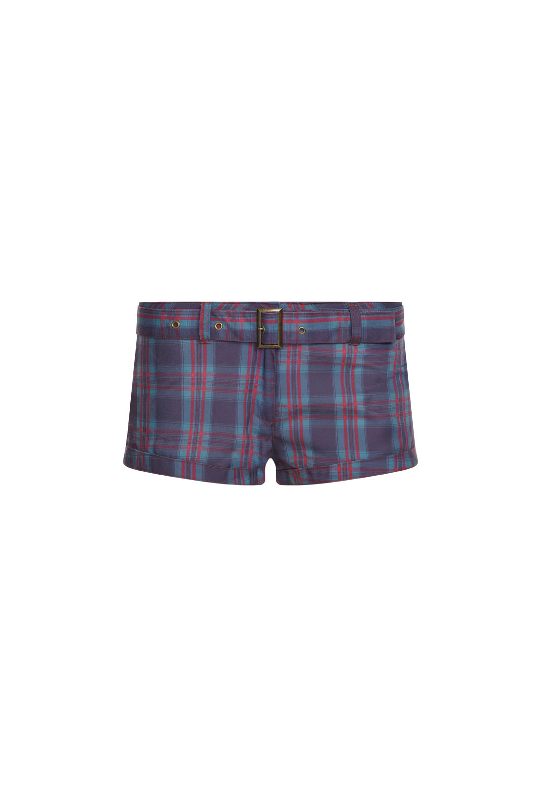 Lioness Fashion Classic Afterglow Mini Short - Jade Plaid