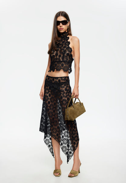Lioness Fashion Discount Trophy Midi Skirt - Noir