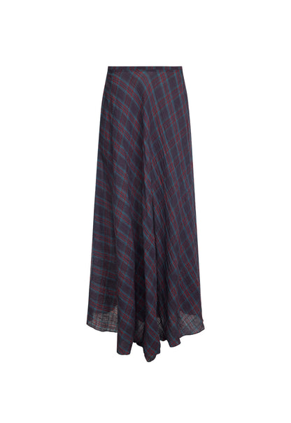 Lioness Fashion Featured Halcyon Maxi Skirt - Jade Plaid