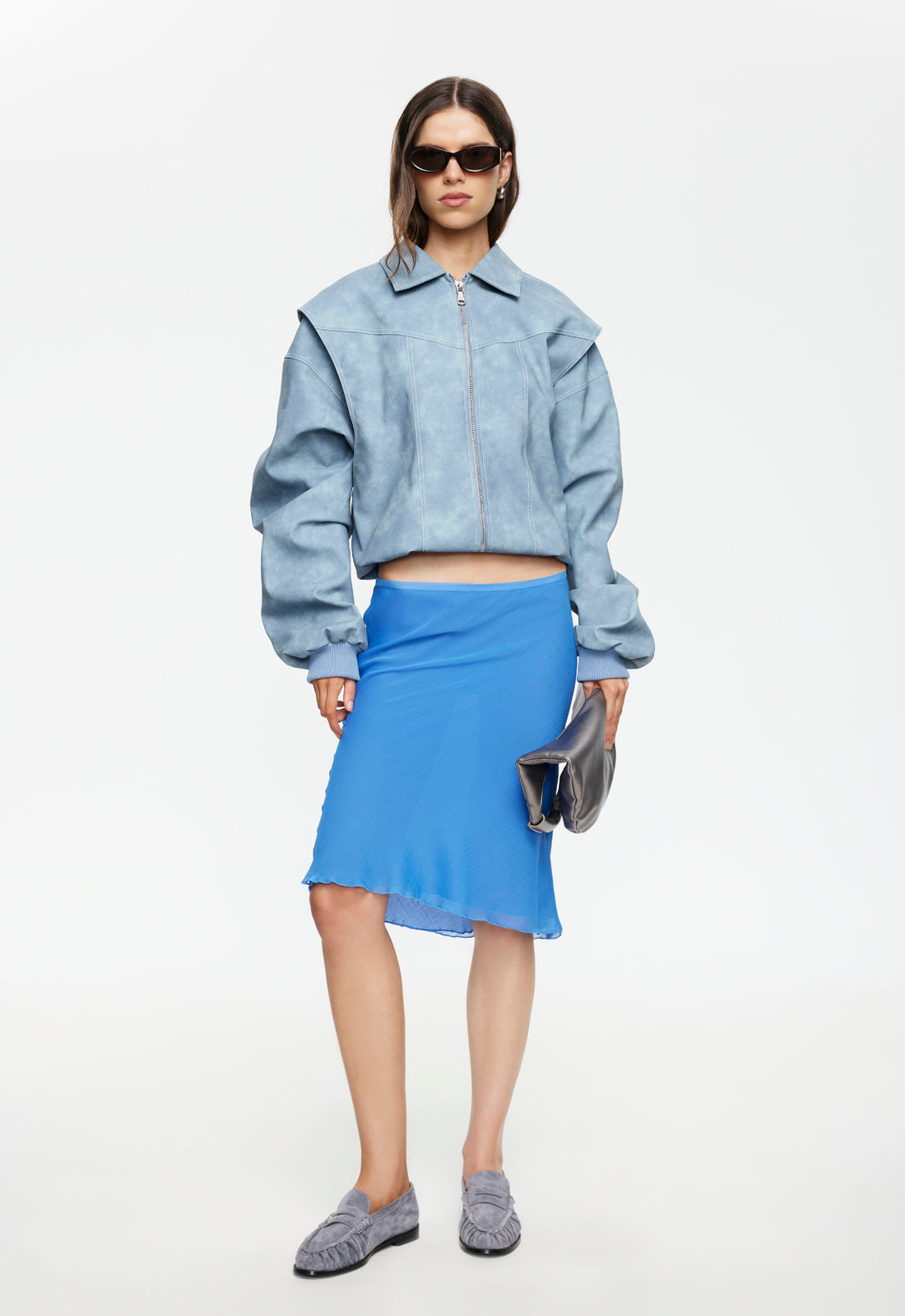 Lioness Fashion New Shoreline Midi Skirt - Persian Jewel