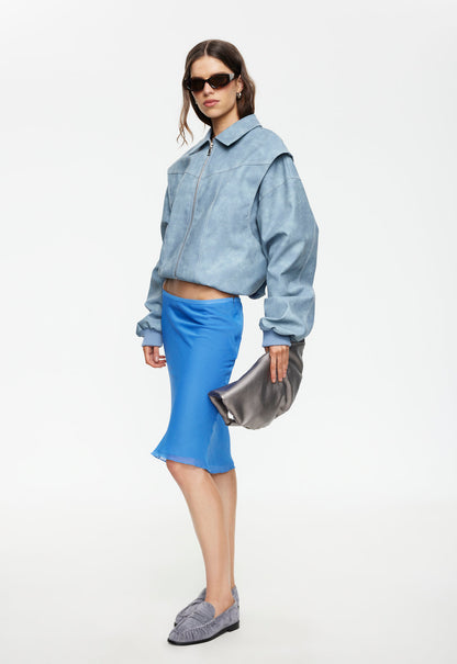 Lioness Fashion New Shoreline Midi Skirt - Persian Jewel