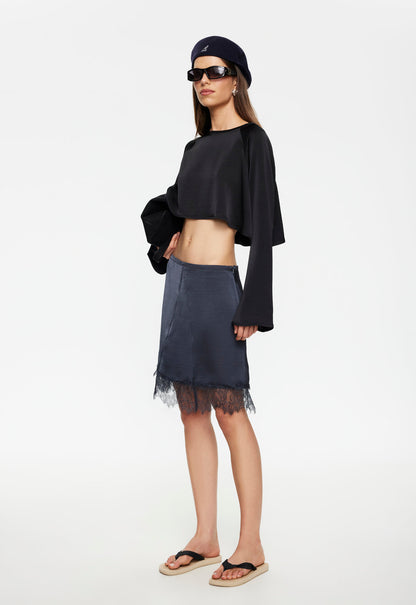 Lioness Fashion Value Skin Midi Skirt - Petrol
