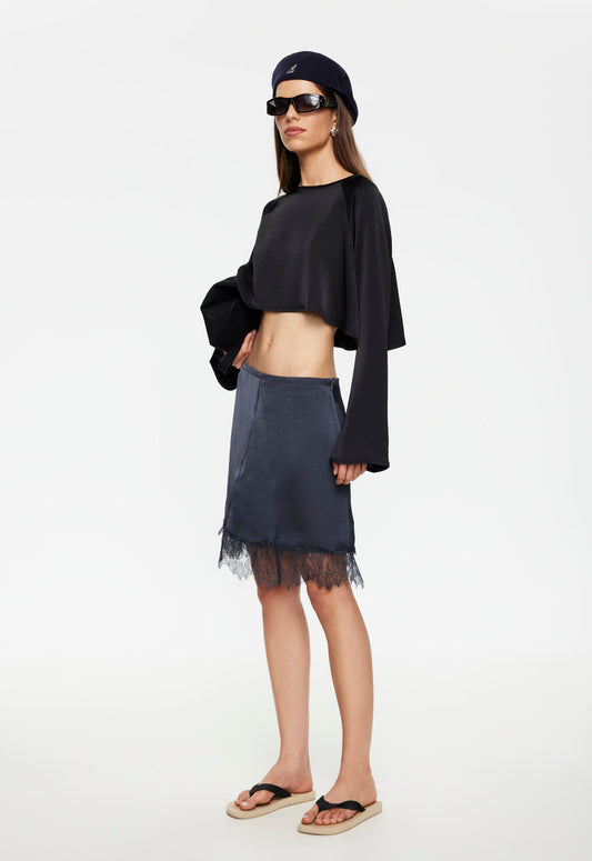 Lioness Fashion Value Skin Midi Skirt - Petrol