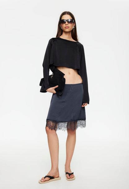 Lioness Fashion Value Skin Midi Skirt - Petrol