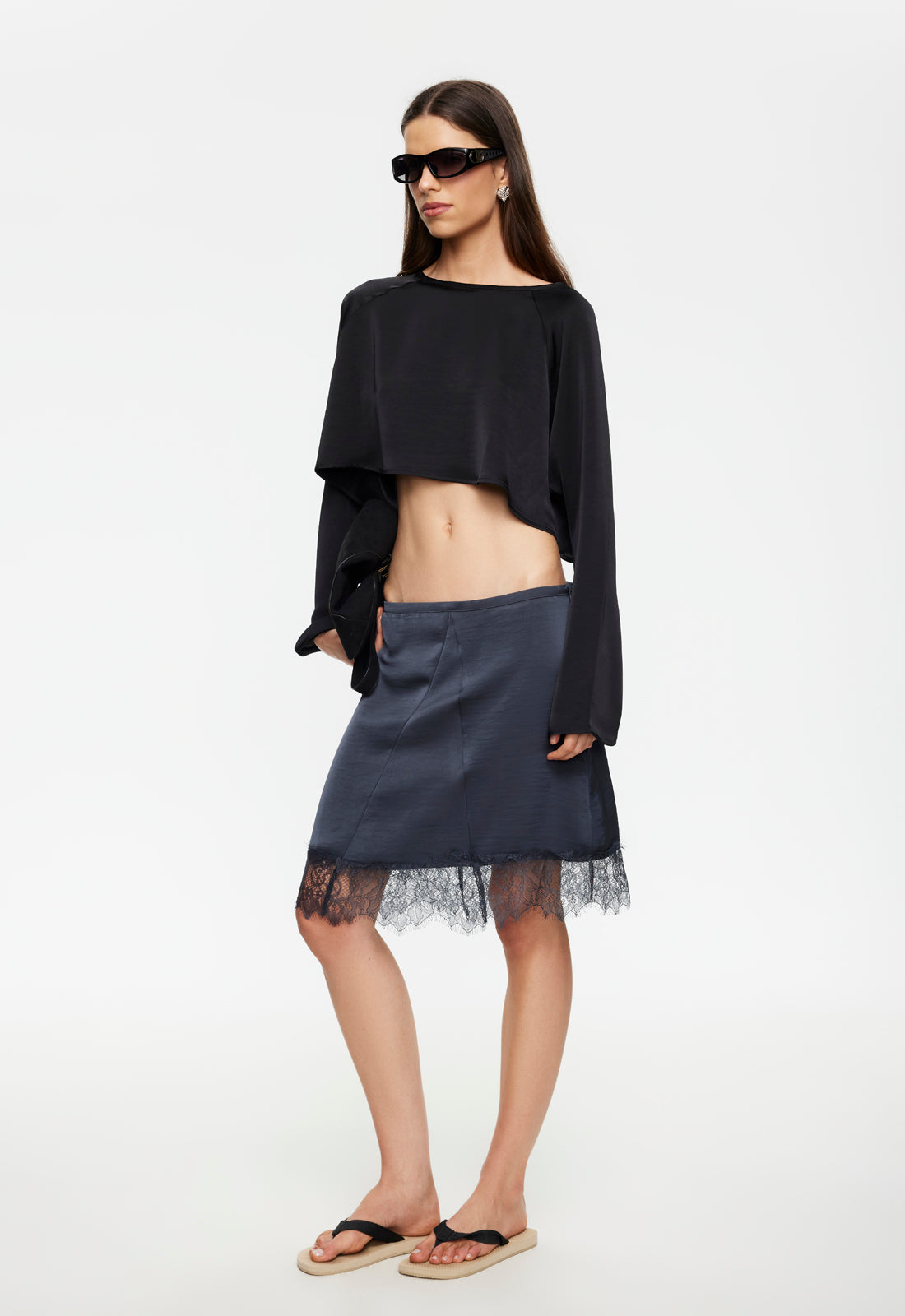 Lioness Fashion Value Skin Midi Skirt - Petrol