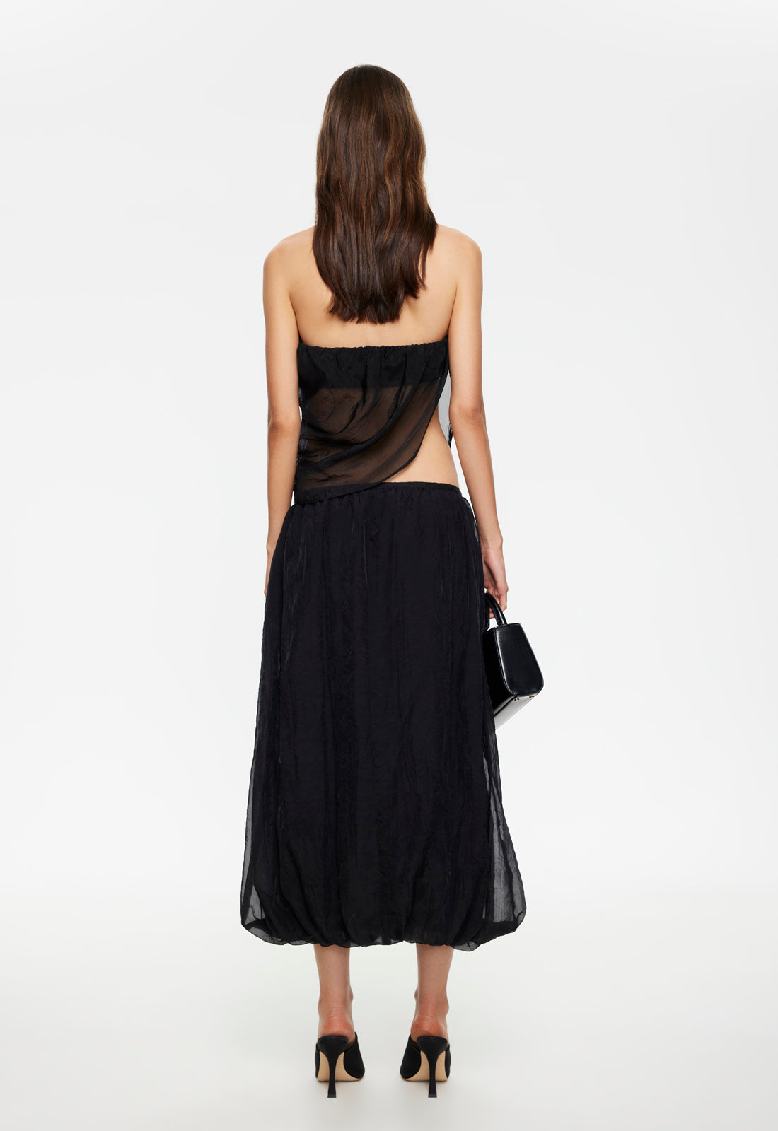 Lioness Fashion Trusted Intuition Bubble Midi - Noir