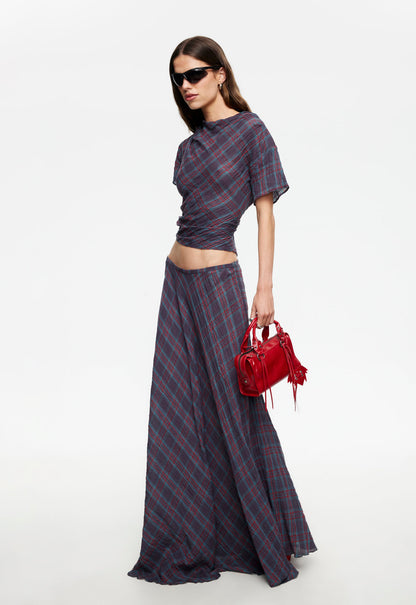 Lioness Fashion Essential Halcyon Top - Jade Plaid