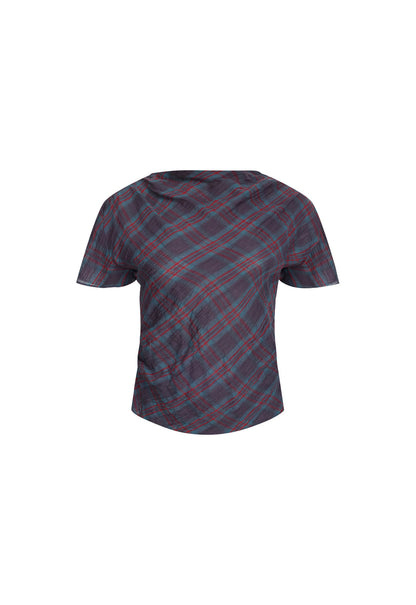 Lioness Fashion Essential Halcyon Top - Jade Plaid